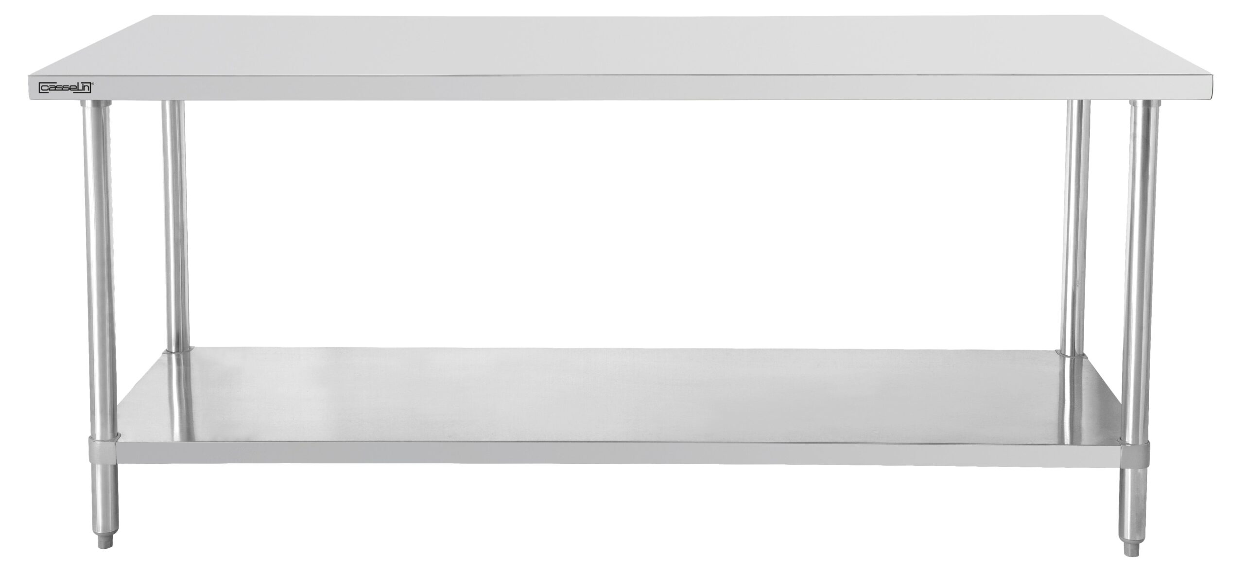 Arbejdsbord Rustfrit Stål 600 Med Hylde 1000 Mm