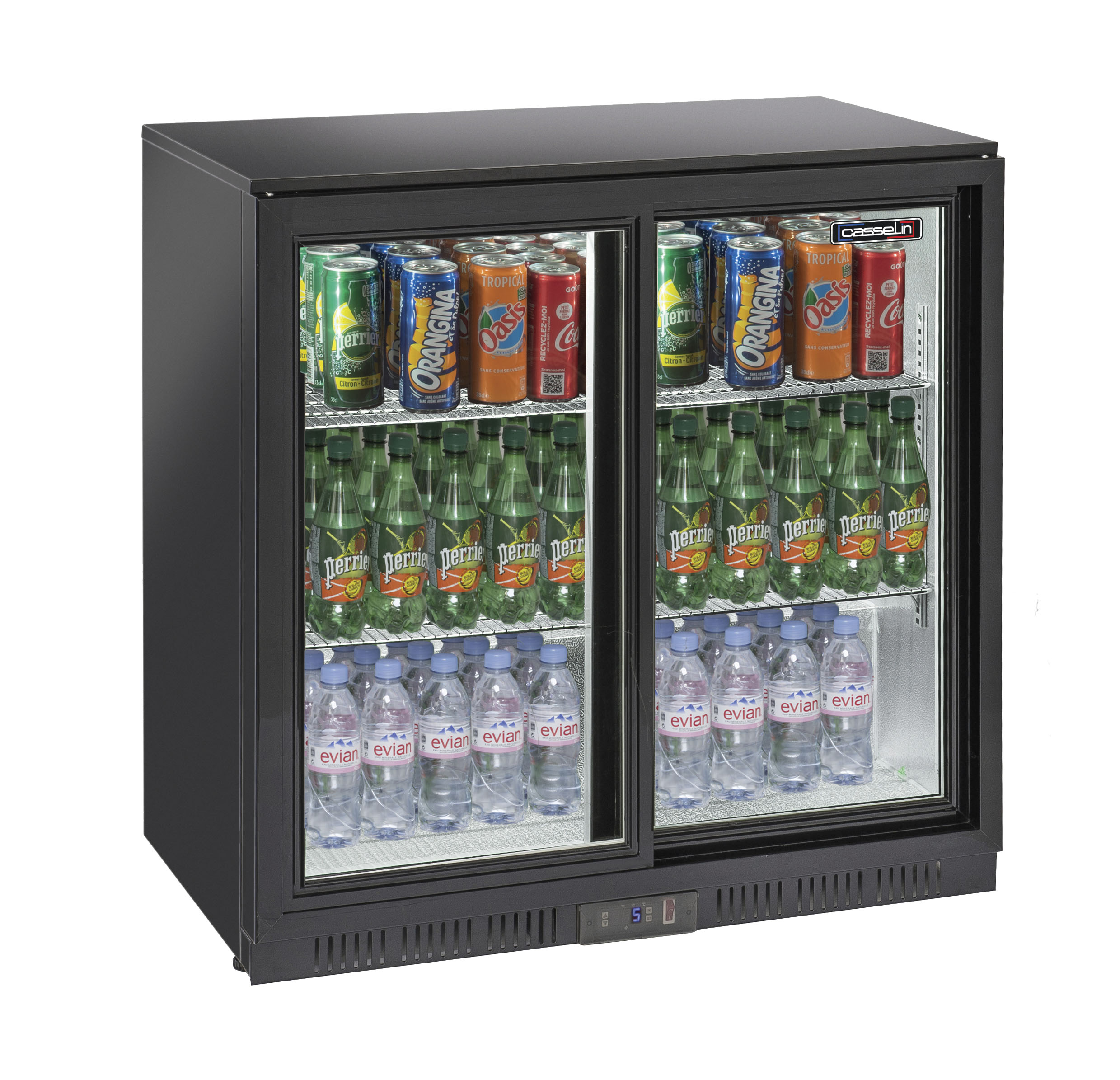 Back Bar Chiller   Skydedøre