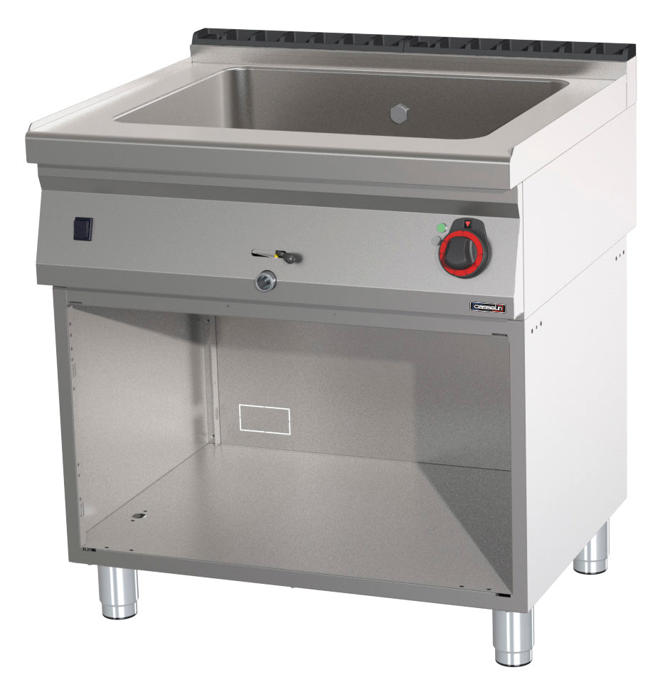 Bain-marie Gn 200 Mm Med Afløbshane Med åbent Skab 80