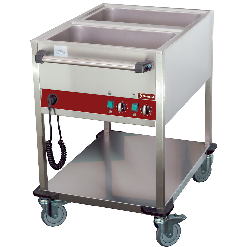 Bain-marie Varmevogn Gn 150 Mm Temperaturer