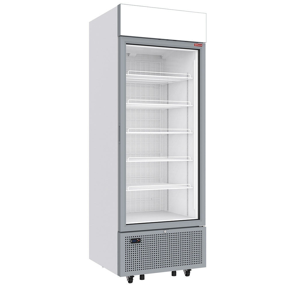 Displayfryseskab 646 Liter Faste Niveauer Med Lysboks Hvid