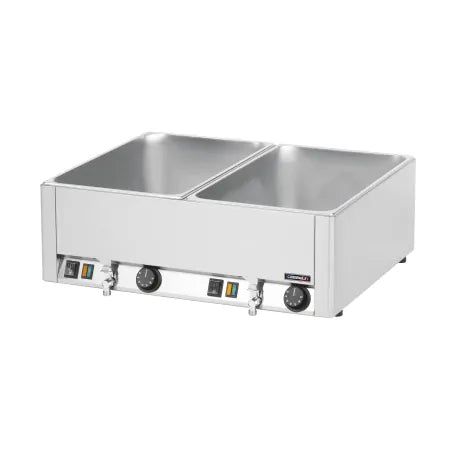 Dobbelt Bain-marie Gn Med Tappehaner Gn 150 Mm Dybde
