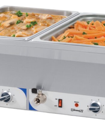Dobbelt Bain-marie Med Afløbshane Gn     150 Mm