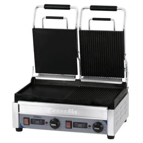 Dobbelt Klemmegrill Panini Med Timer