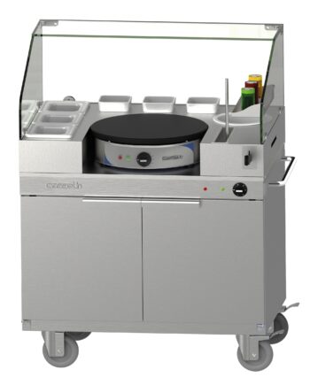 Elektrisk Crepe Maker Trolley 40 Aftagelig