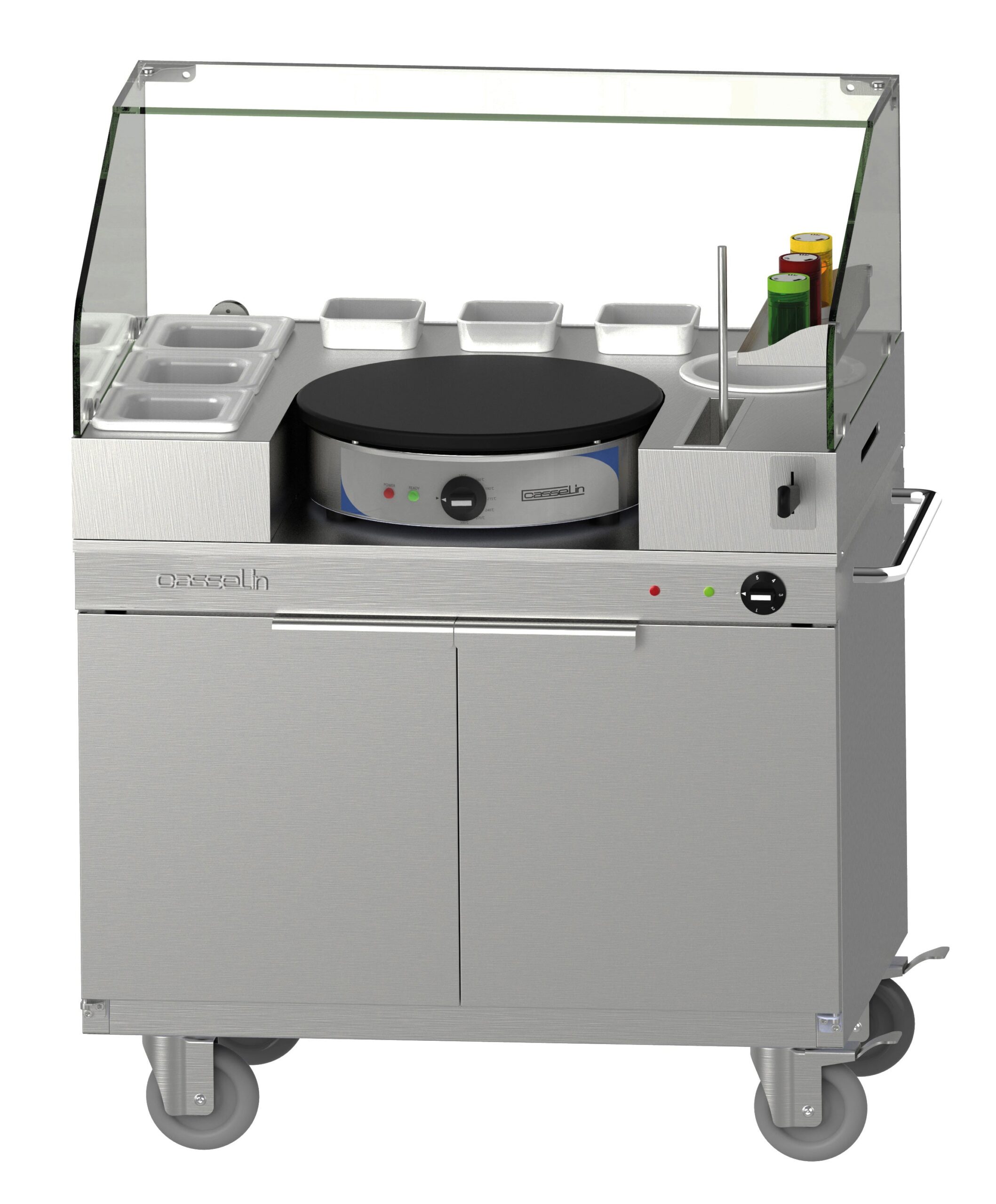Elektrisk Crepe Maker Trolley 40 Aftagelig