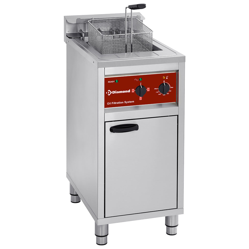 Friture El Med Filtreringssystem Tank 16 Liter På Kabinet