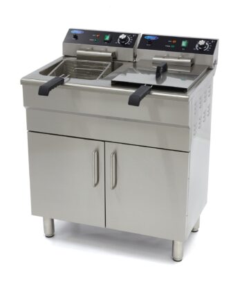 Friture     16 Liter   Kurve Med Aftapningshane Og Stativ