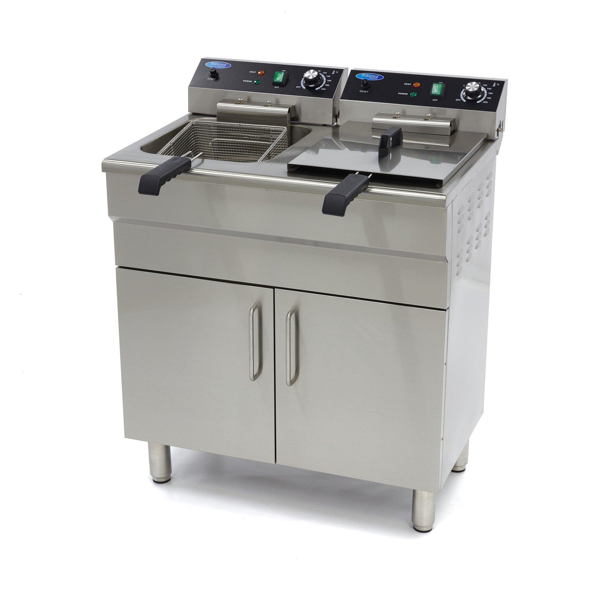 Friture 16 Liter Kurve Med Aftapningshane Og Stativ