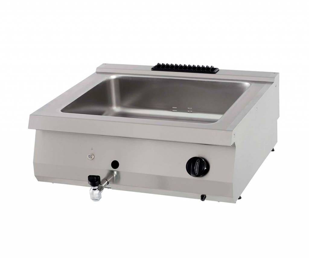 Heavy Duty Bain Marie Dobbelt Enhed 70cm Dyb Gas