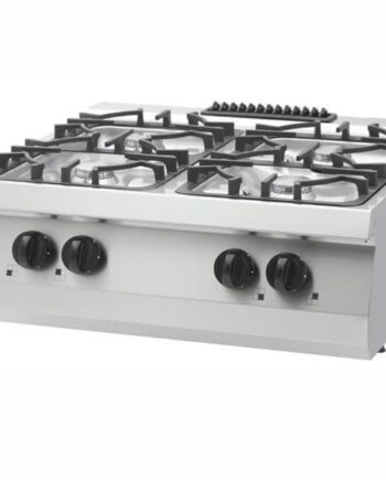 Heavy Duty Komfur   Brændere Dobbelt Enhed 70 Cm Dyb Gas
