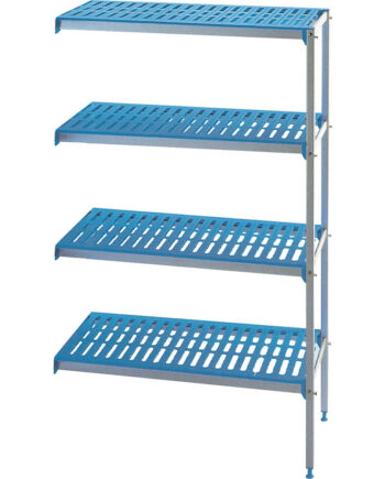 Hjørnehylde   Anodiseret Aluminium Gn   Niveauer  Quot Modular Rack Quot