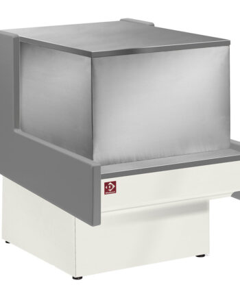 Kassesektion 1000 Mm Grå Hvid