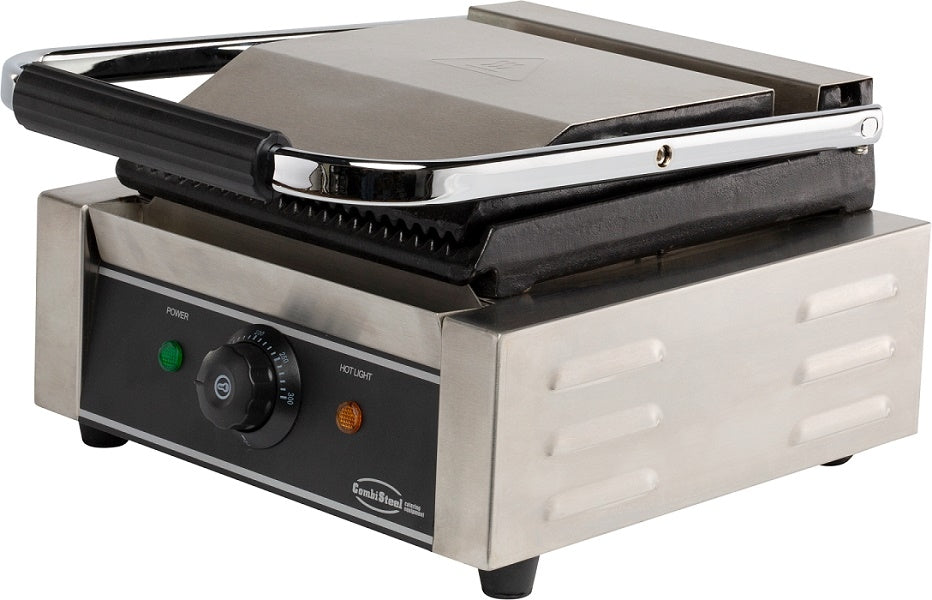 Kontaktgrill   Klemgrill Rillet Overflade 320   410 Mm