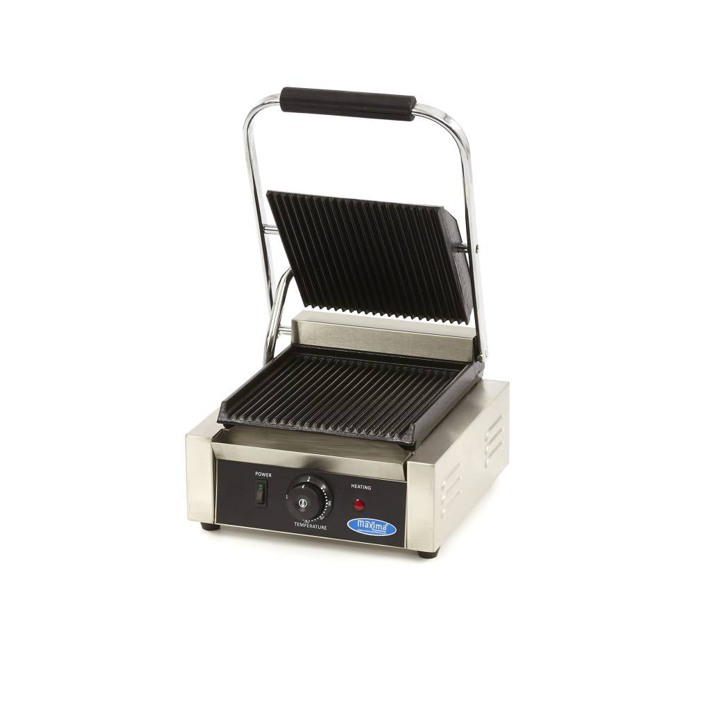 Kontaktgrill Rillet Enkelt Grillplade 22cm