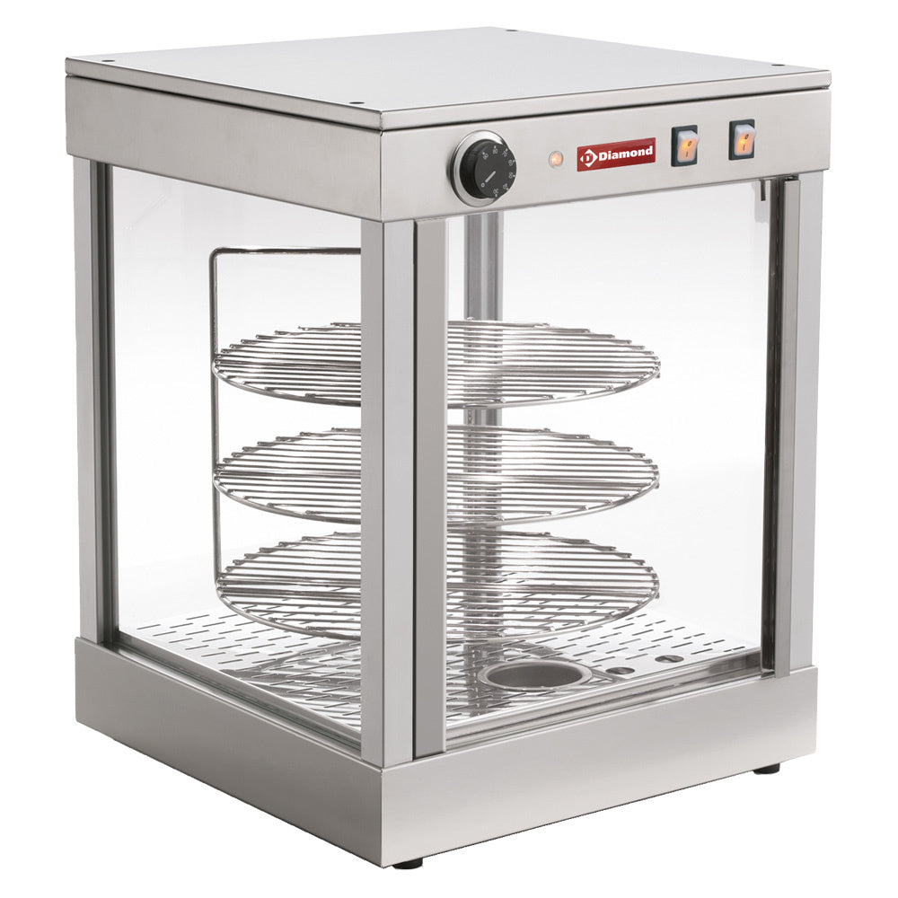 Opvarmet Display Roterende 420 Mm