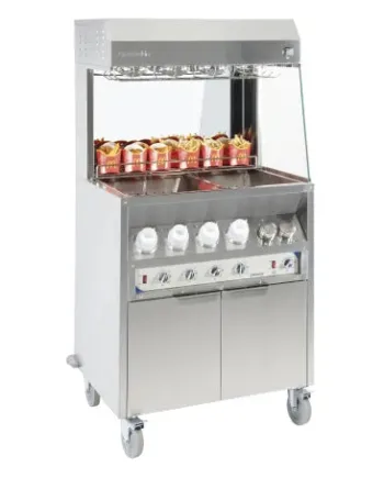 Pommes Frites Station 80 Cm Bred Med Saltkar