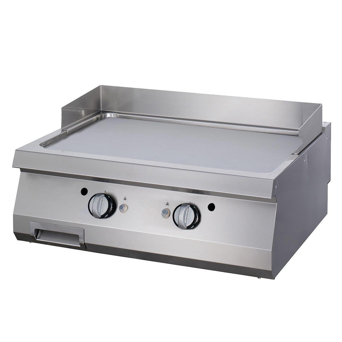 Premium Stegeplade Glat Dobbelt Enhed 90 Cm Dyb Gas