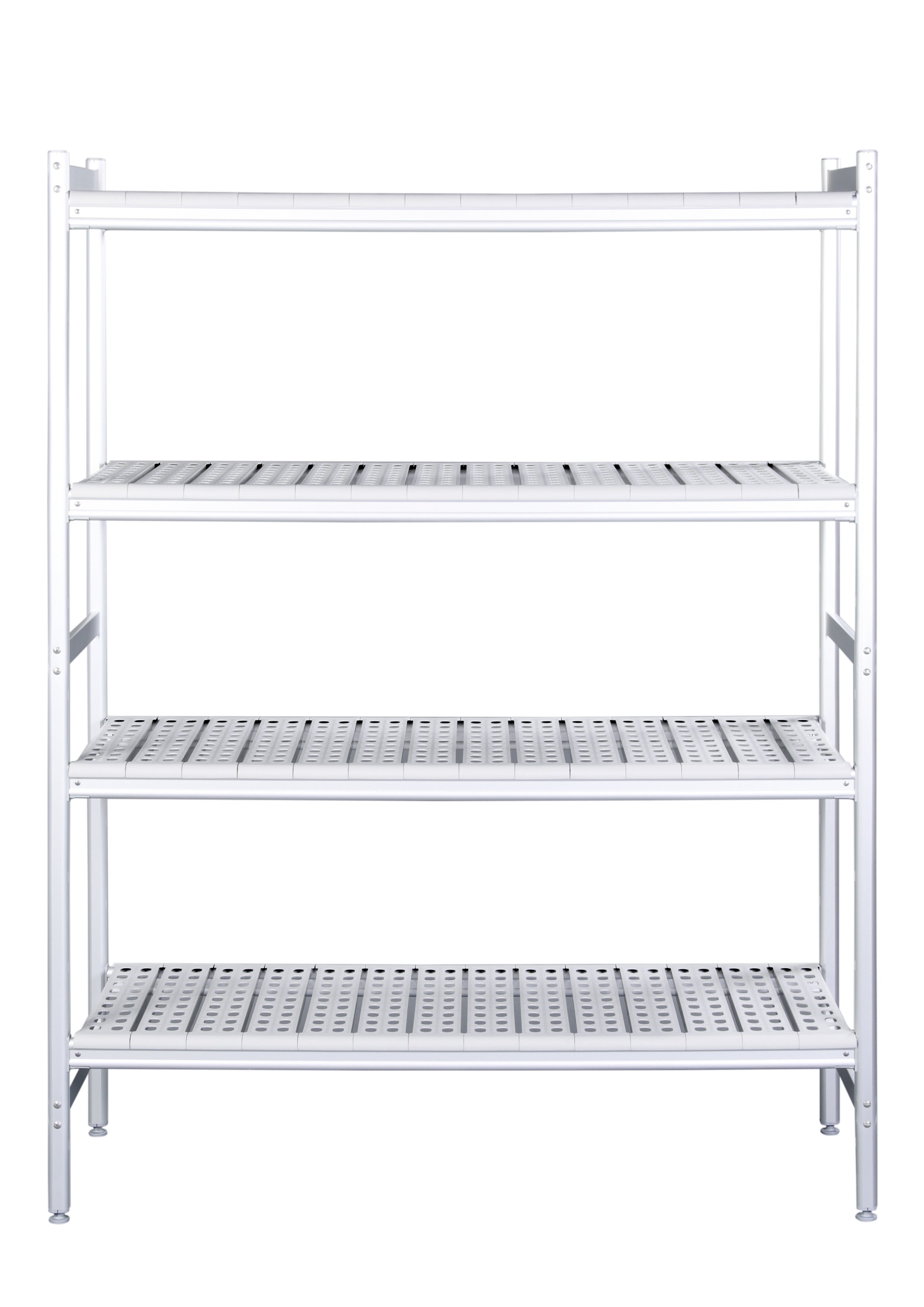Saro Aluminiumshylde Med Plastgitre 373x1682mm Kun Hylde