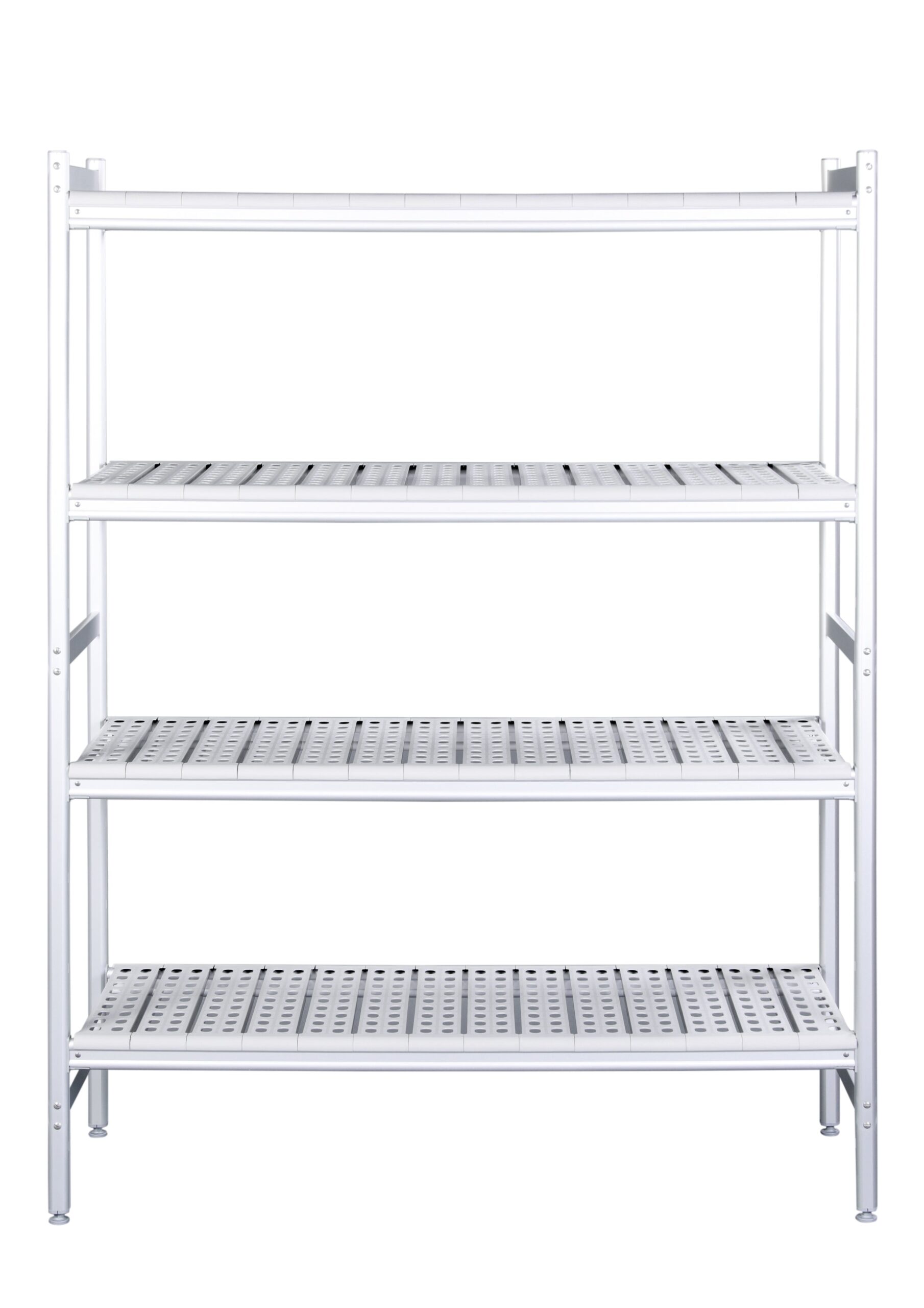 Saro Aluminiumshylde Med Plastgitre 373x1946mm Kun Hylde