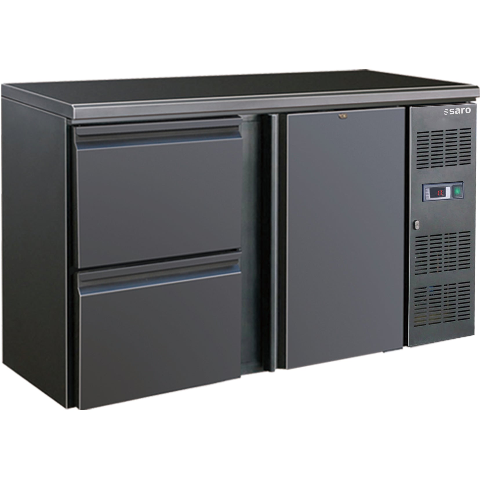 Saro Backbar Med   Låge Og   Skuffer  Model Bc 2100-2s