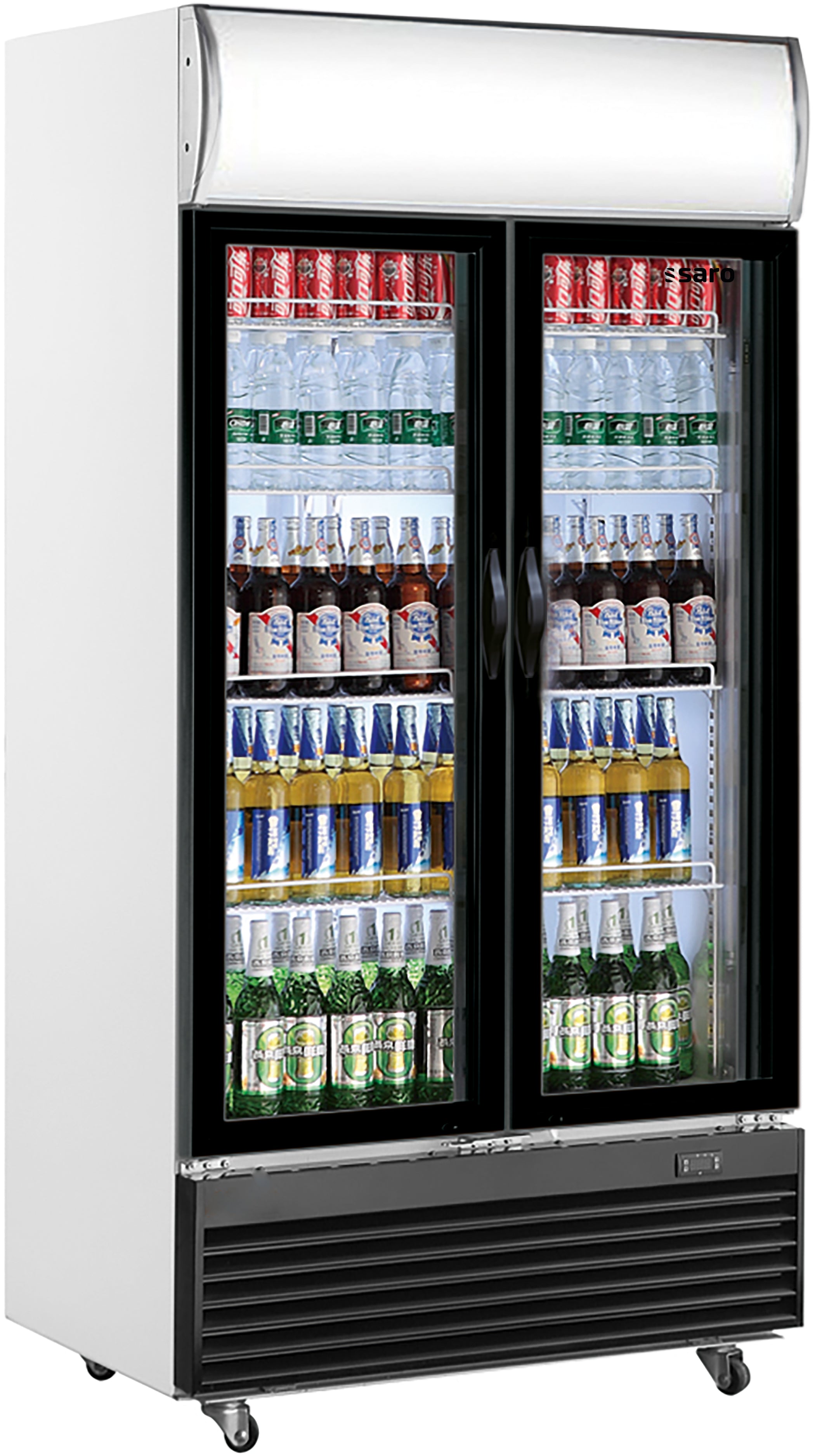 Saro Displaykøleskab Med Baldakin   Døre Model Gtk 800 800 Liter