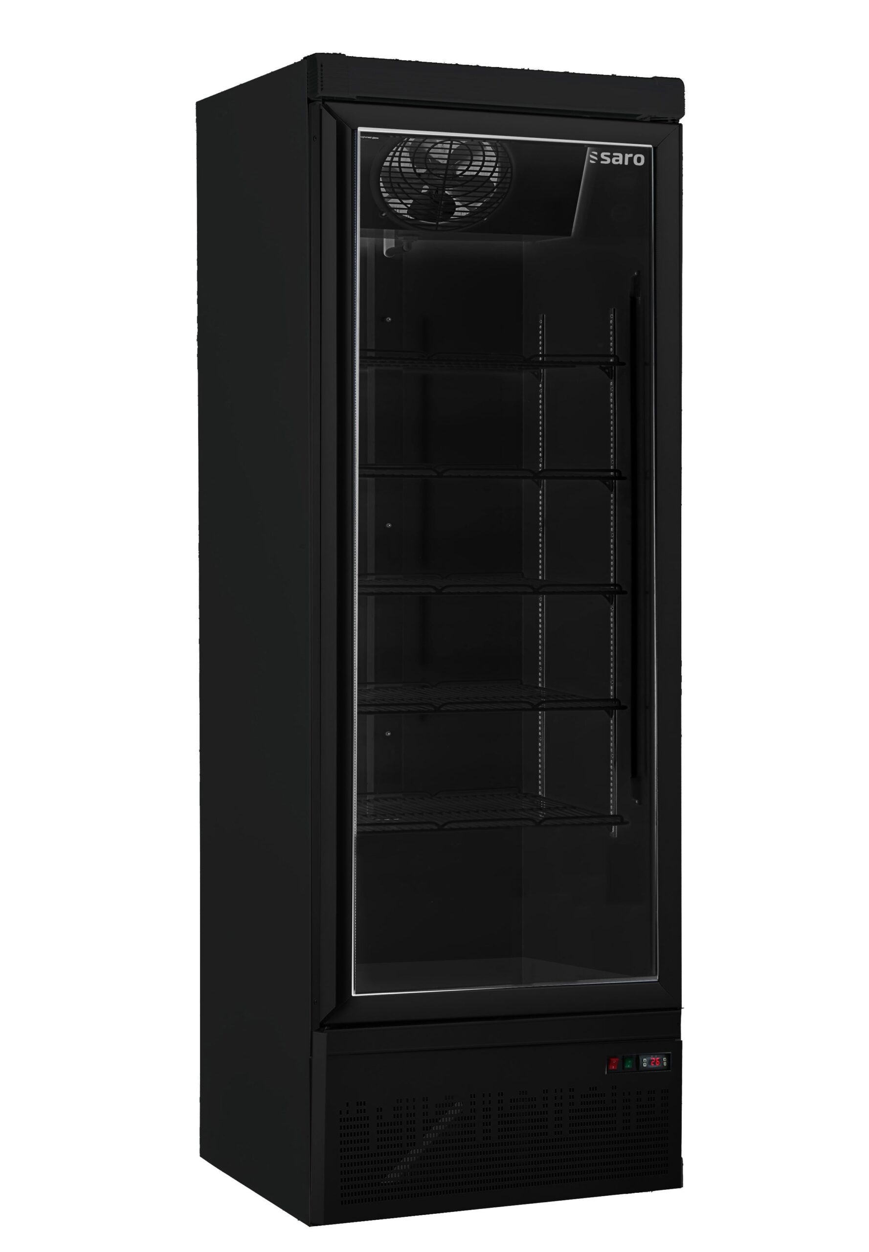 Saro Fryser Med Glaslåge Sort Model Gtk 560 560 Liter