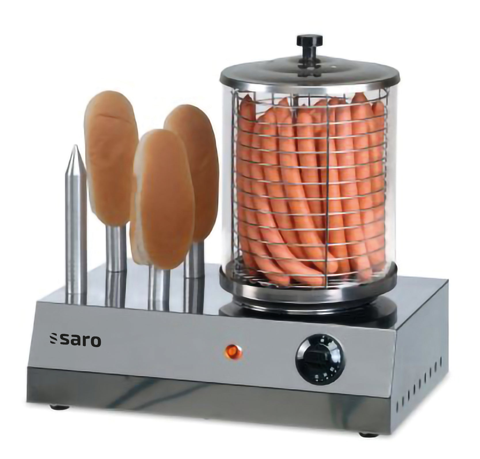 Saro Hotdog Komfur   Varmere Model Cs-400