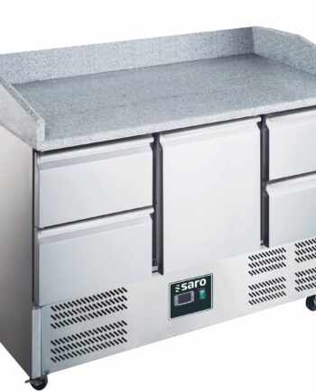 Saro Pizzadisk Med   Dør Og   Skuffer Med Glasplade Model Es 903 Pz