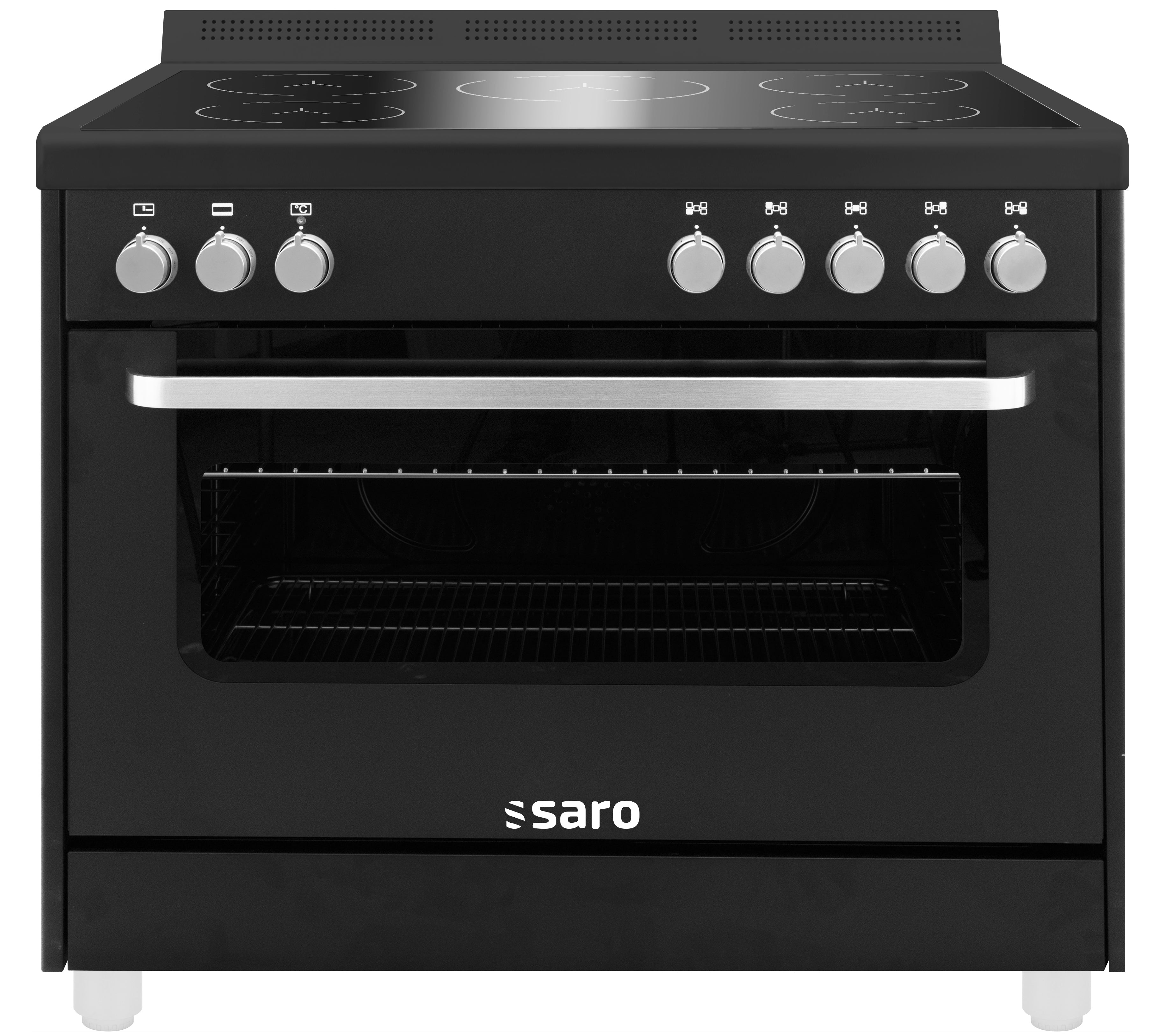 Saro Semi-professionelt Induktionskomfur Ts95ind61n Sort