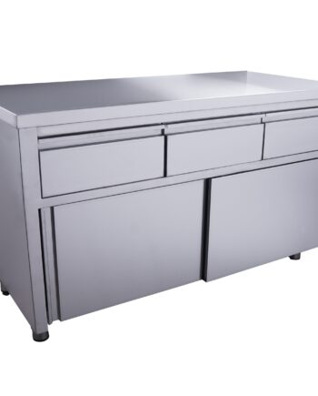 Saro Skydedørsskab   Skuffer 1600x700mm