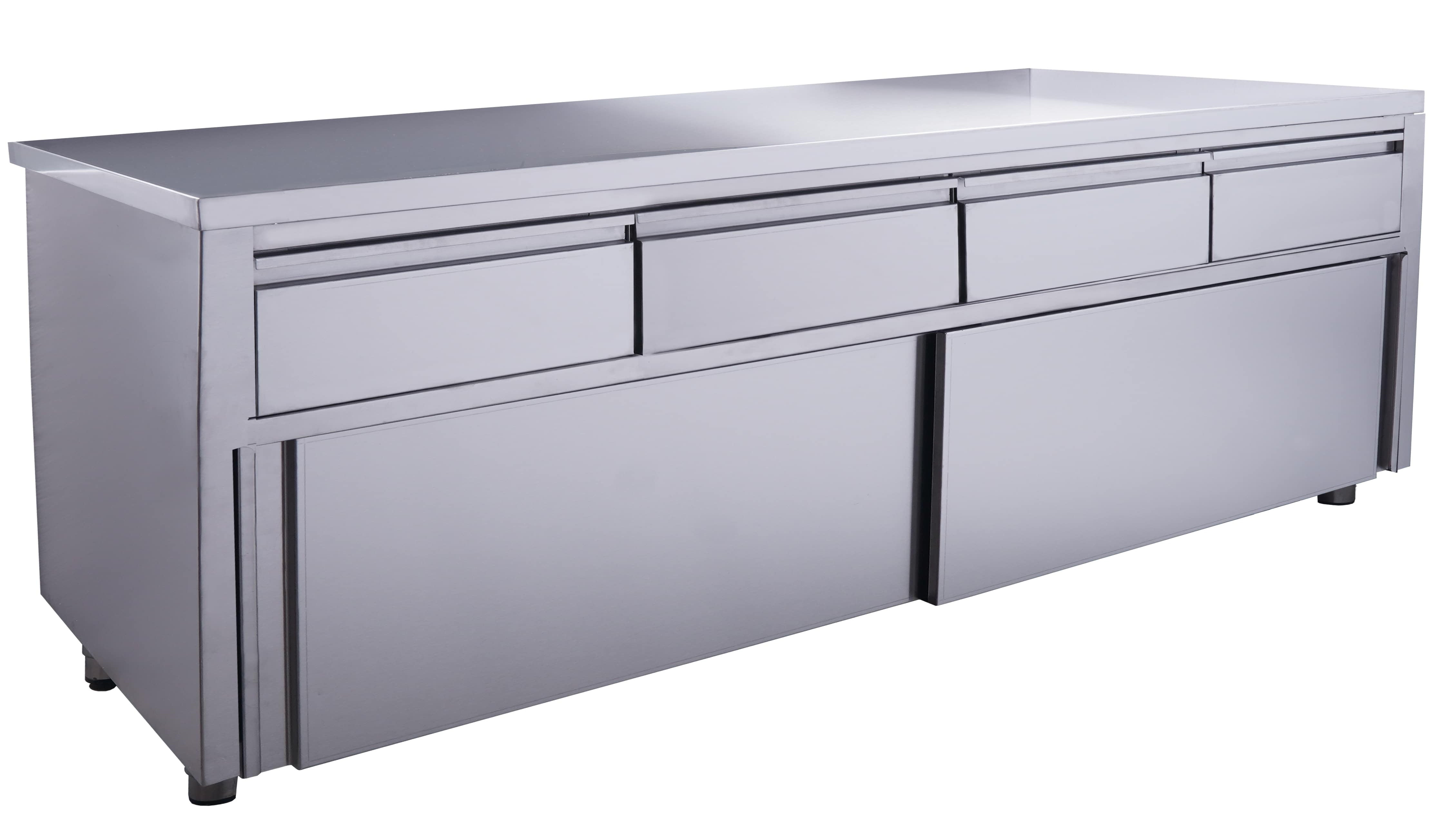 Saro Skydedørsskab   Skuffer 1800x700mm