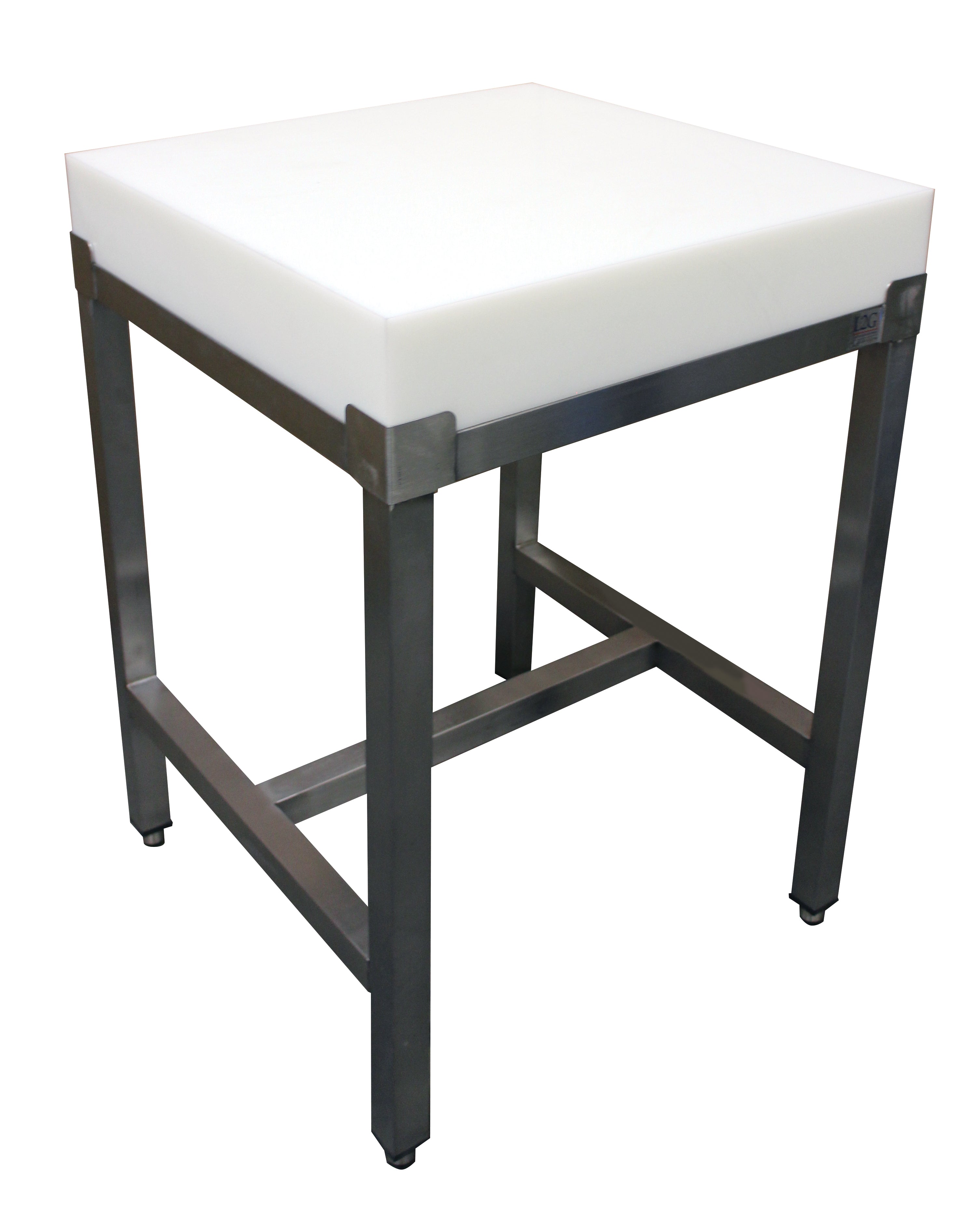 Saro Slagterblok Med En Rustfri Stålramme1200x500 Aisi 304