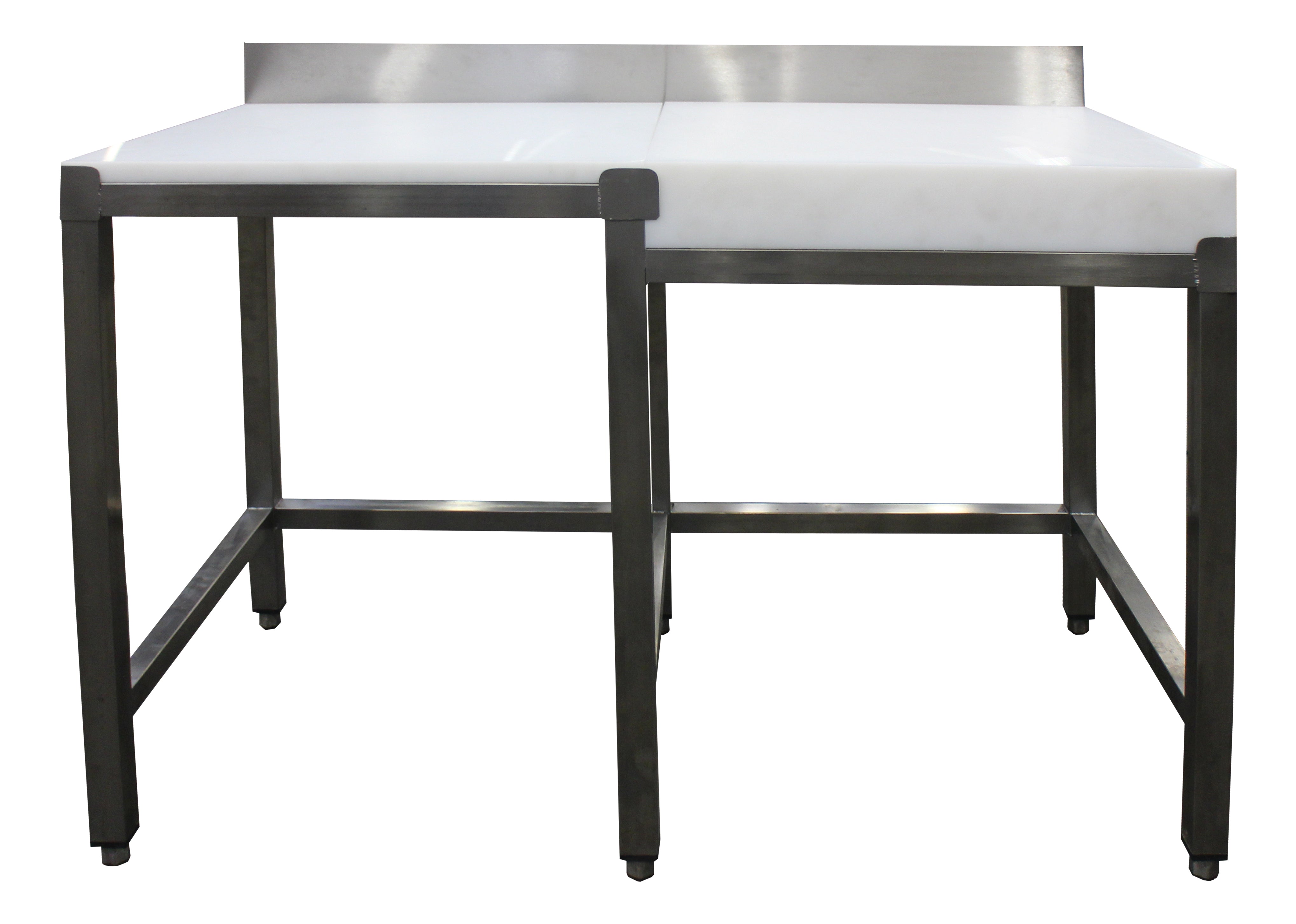 Saro Slagterbord Med Slagterblok Med Bagkant 1200x500