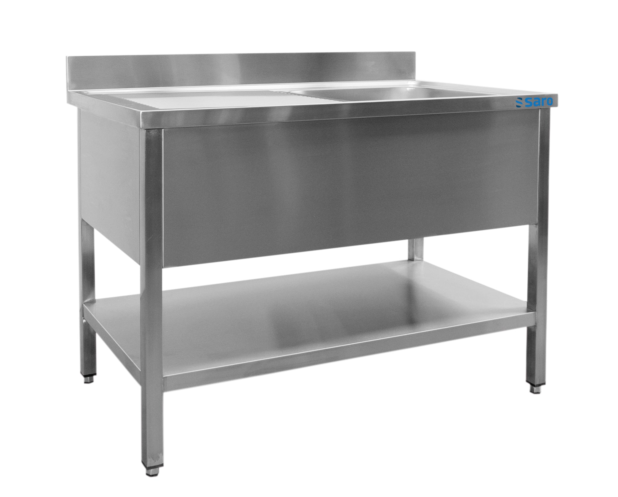 Saro Ståbord Med Håndvask Højre 700 Mm Dybde 1600 Mm