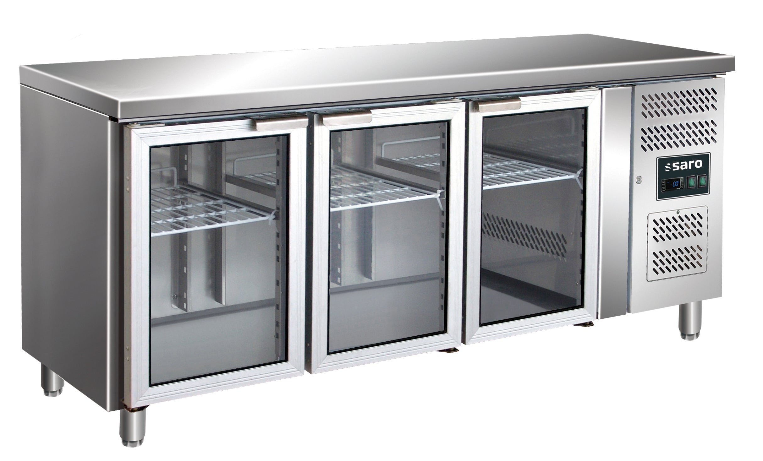 Saro Ventileret Kølebord Med   Glaslåger Model Gn 3100 Tng