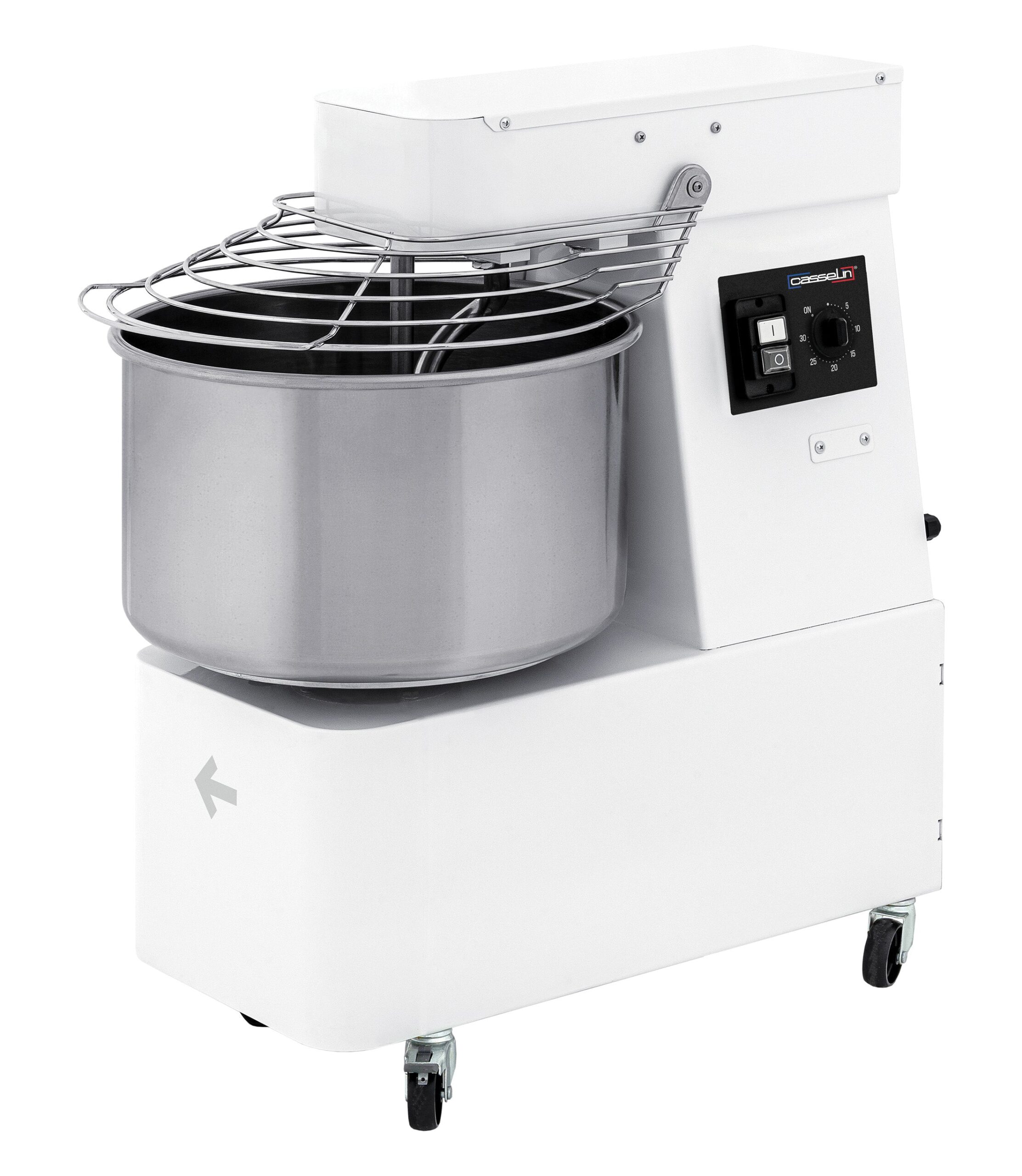 Spiralmixer Med Fast Hoved Og Skål Hastigheder 42kg