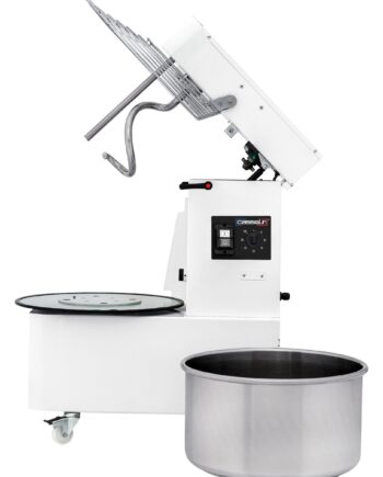 Spiralmixer Med Løftbart Hoved Og Aftagelig Skål   Hastigheder 12 Kg