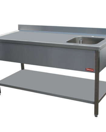Stålbord   Vask 400x400h250