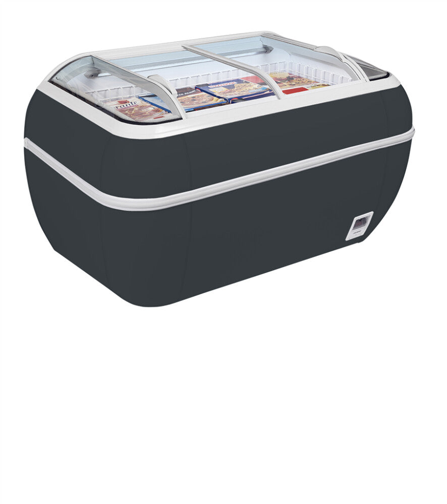 Supermarkedsfryser Antracit-twin Head -