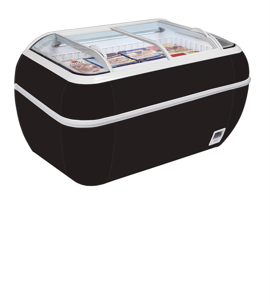 Supermarkedsfryser Sort-twin Head -