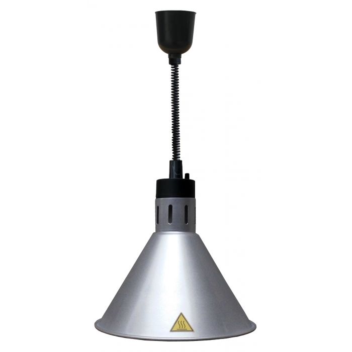 Varmelampe 270 Mm Sølvfarvet