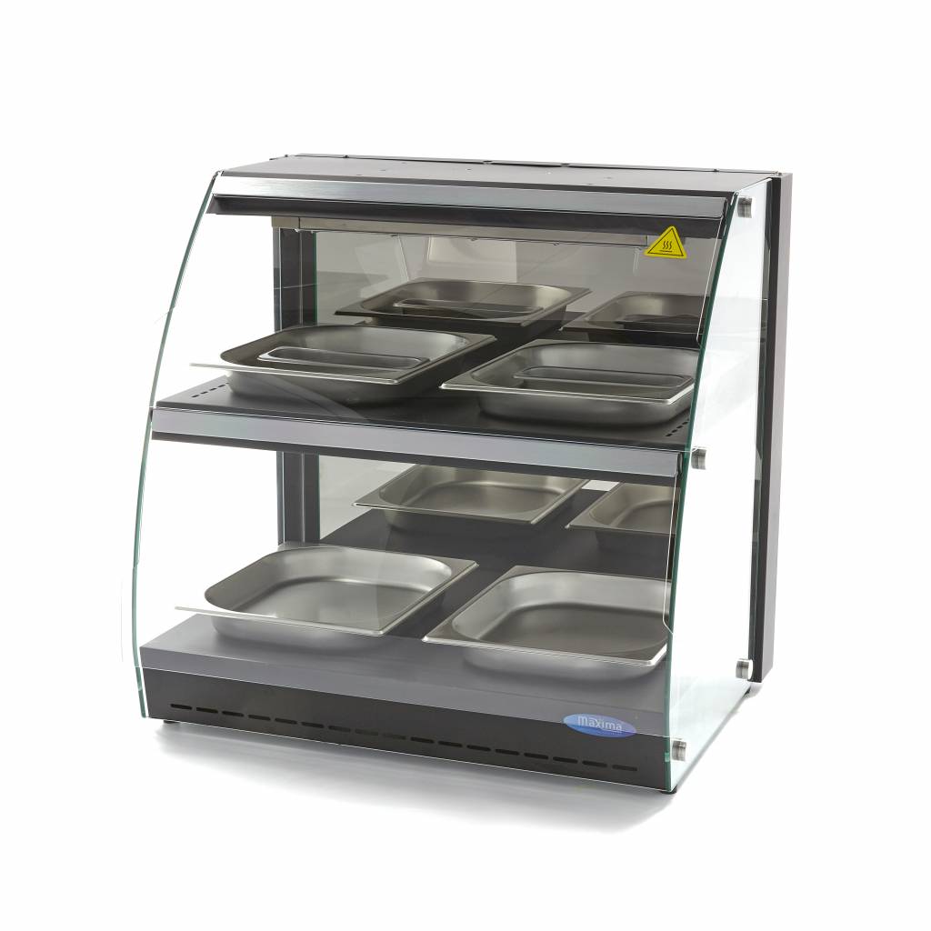 Varmeskab Varmedisplay 63 Cm Hylder Lukket Passer Til Gn