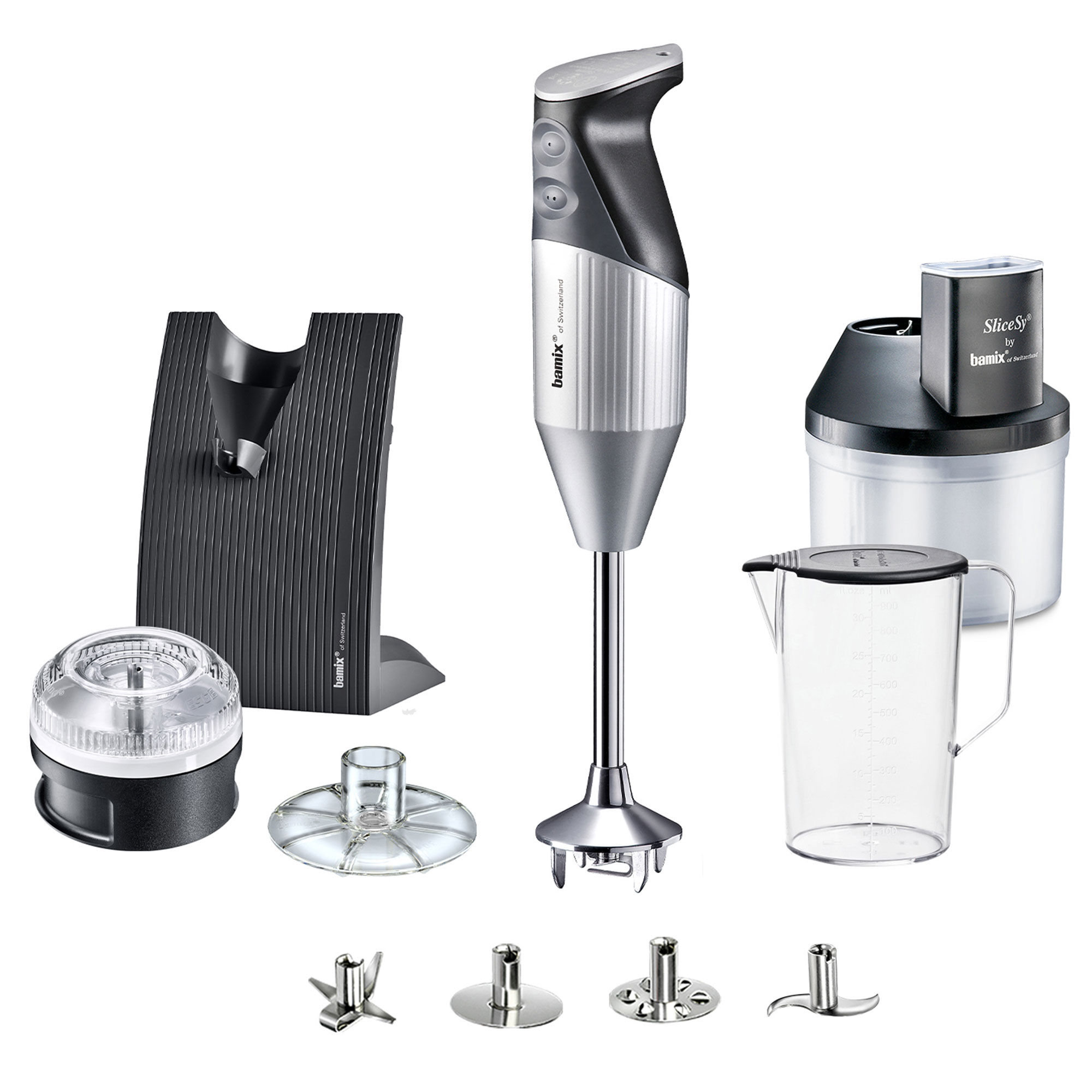 Bamix Swissline Superbox Stavblender Sølvgrå