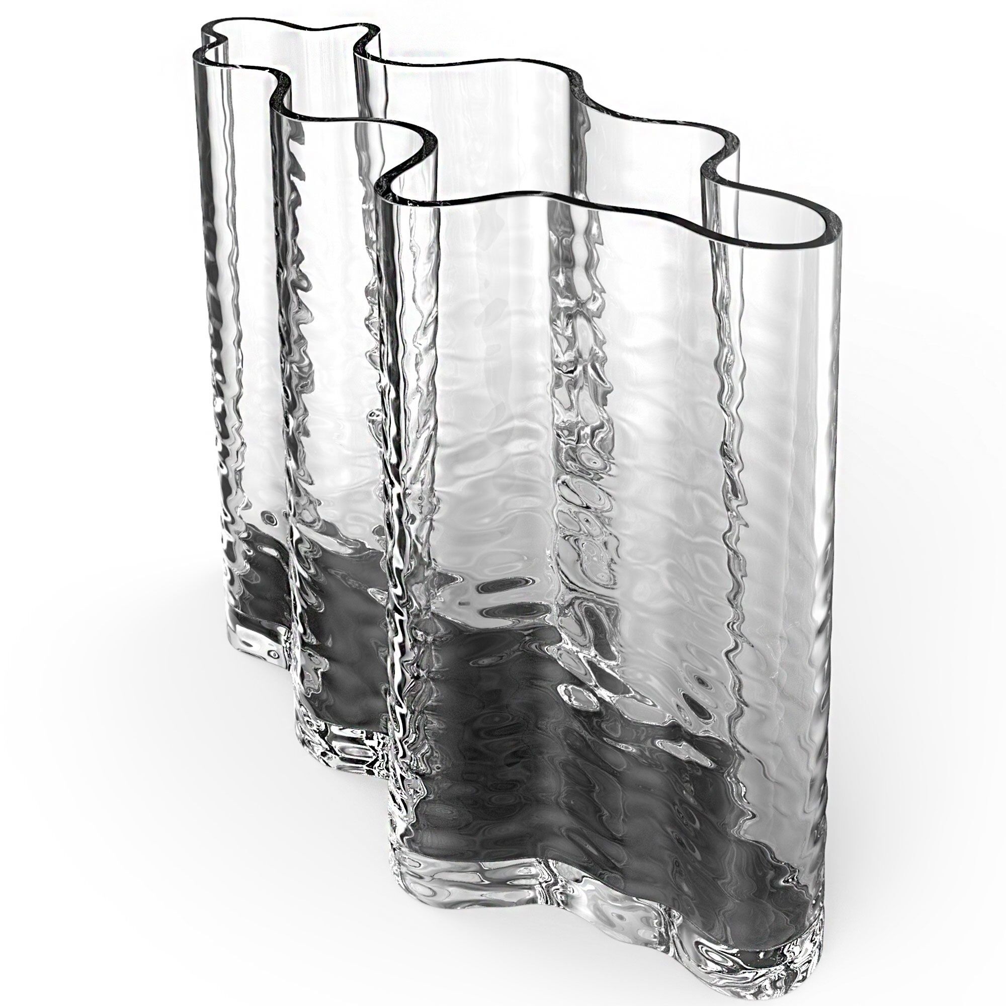 Gry Wide Vase 24 Cm Clear
