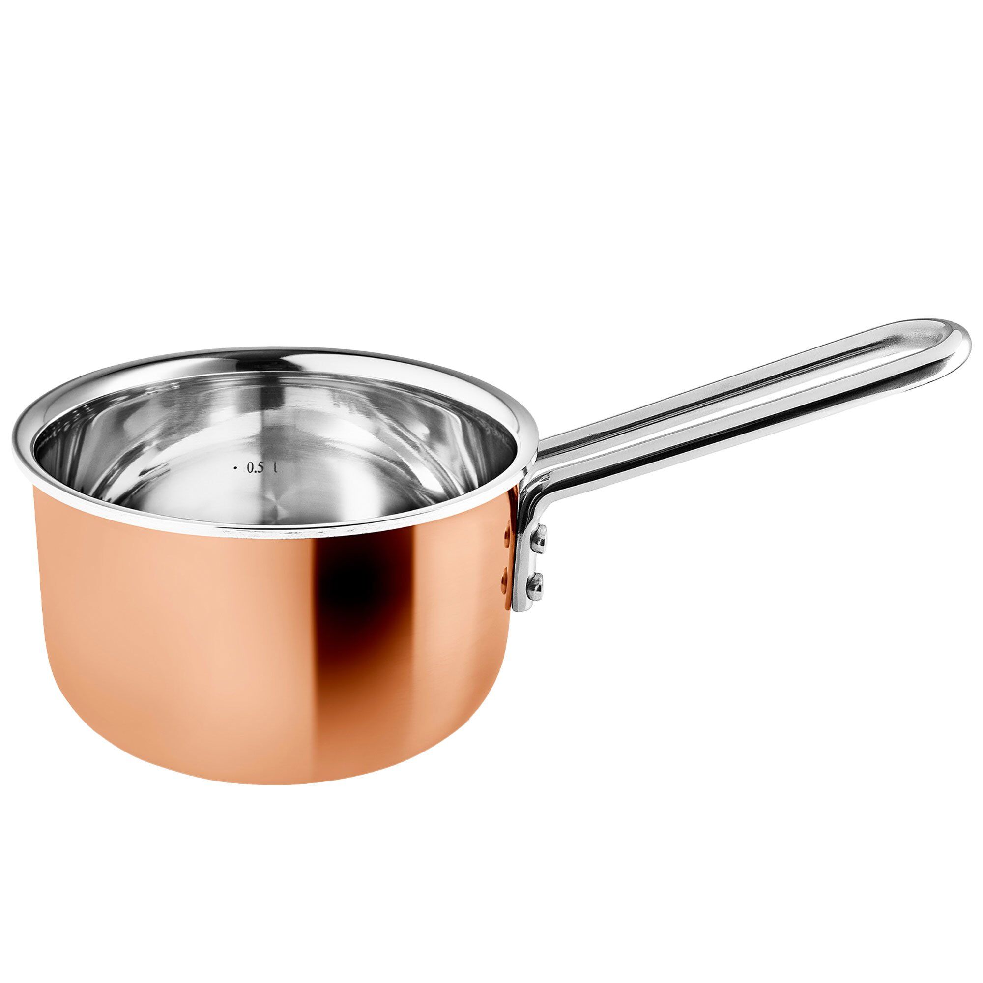Eva Trio Copper Kasserolle Liter