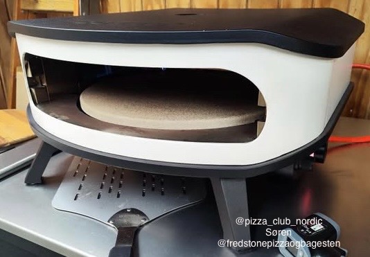 Fredstone Pizzasten Til Cozze 17 Quot Pizzaovn Med Roterbar Pizzasten