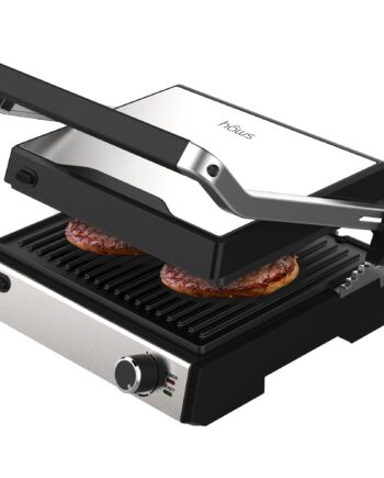 Møn Proff Bord- Paninigrill  Rustfri Sort