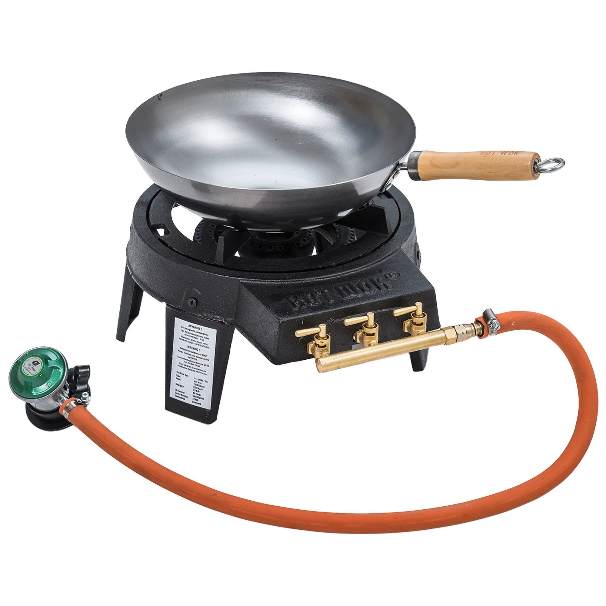 Hot Wok Gasbrænder Kw Inkl Regulator Og Wok