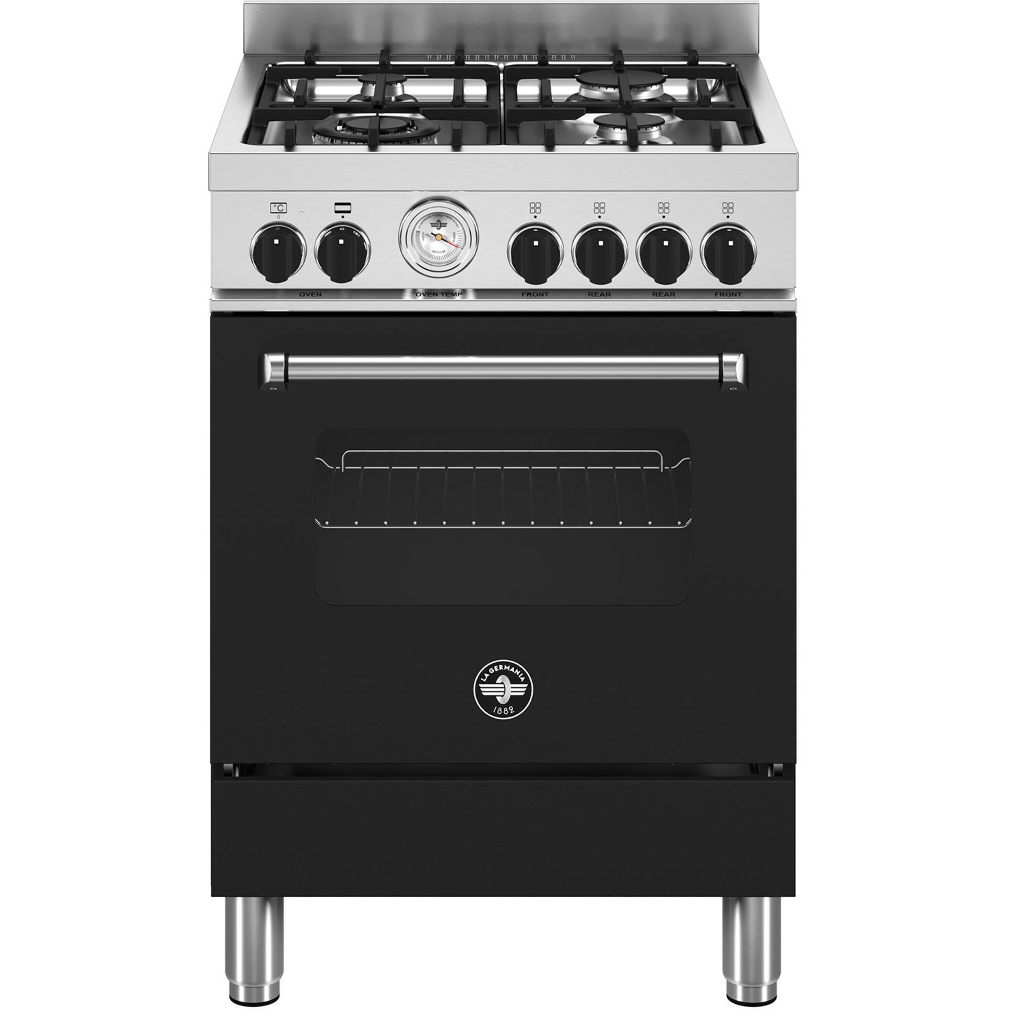 La Germania Americana Gaskomfur 60 Cm Mat Sort